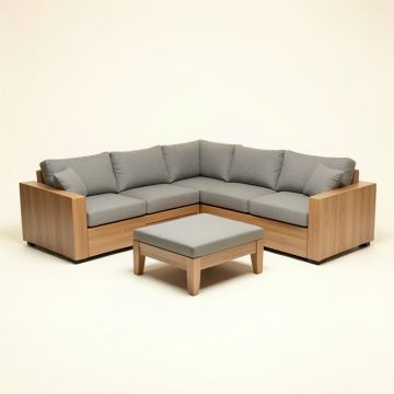 Matthew 121 '' Wide Reversible Modular Corner Sectional With Ottoman (synthetic illustration; no displayed measurements)