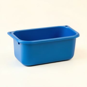 Spruce Canyon Empty Railing Planter With Integral Brackets - Blue (synthetic illustration; no displayed measurements)
