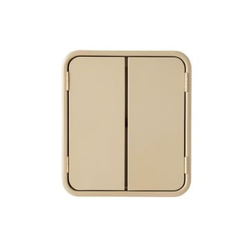 Olive Dell Wall-Mounted Entry Cabinet - Beige