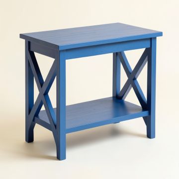 Sage Dale Side Table - Blue (synthetic illustration; no displayed measurements)