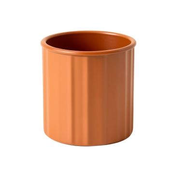 Linden Branch Empty Candle Holder - Terracotta