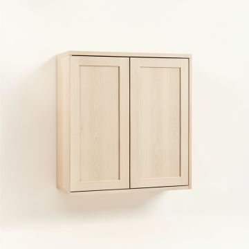 Ash Canyon Wall-Mounted Entry Cabinet - Beige (synthetic illustration; no displayed measurements)