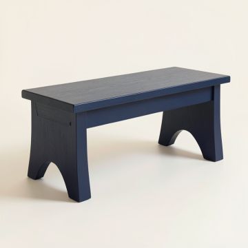 Bay Arc Indoor Bench (synthetic illustration; no displayed measurements)