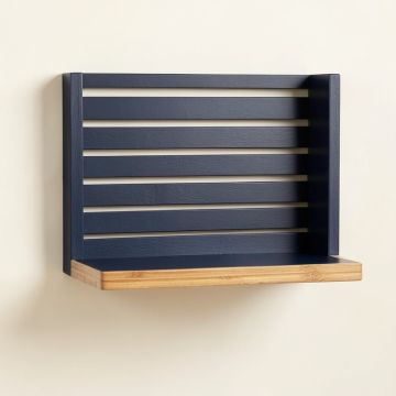 Vale Canyon Wall-Mounted Entryway Organizer Shelf - Navy (synthetic illustration; no displayed measurements)