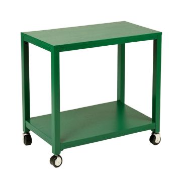 Pine Dale Empty Rolling Workshop Cart - Green