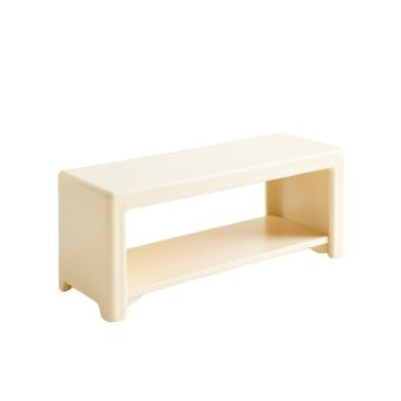 Summit Brook Narrow Outdoor Storage Bench - Cream (synthetic illustration; no displayed measurements)