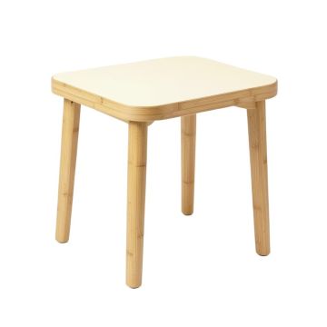 Hazel Crest Compact Balcony Table - Cream
