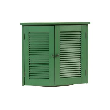 Wren Crossing Wall-Mounted Laundry Cabinet - Green