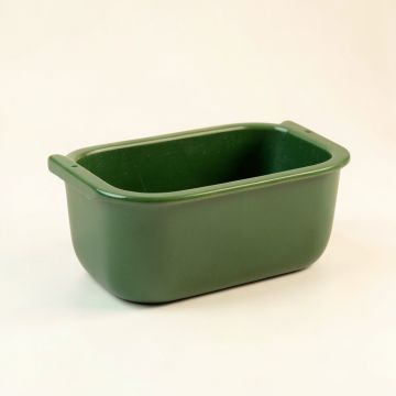 Cliff Bluff Empty Railing Planter With Integral Brackets - Green (synthetic illustration; no displayed measurements)
