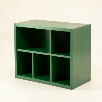Willow Crest Desktop Shelving Unit - Green (synthetic illustration; no displayed measurements)