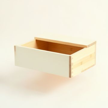 Birch Crest Under-Desk Drawer Unit - Ivory (synthetic illustration; no displayed measurements)