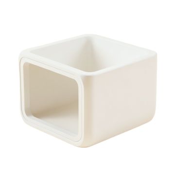 Cliff Edge Empty Furniture-Style Litter Enclosure - White
