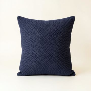 Sage Bluff Filled Accent Pillow - Navy (synthetic illustration; no displayed measurements)