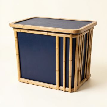 Lake Canyon Laundry Hamper - Navy (synthetic illustration; no displayed measurements)