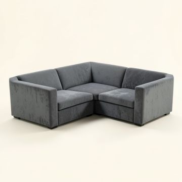 Glormarie 72 '' Wide Microfiber/Microsuede Symmetrical Modular Corner Sectional (synthetic illustration; no displayed measurements)