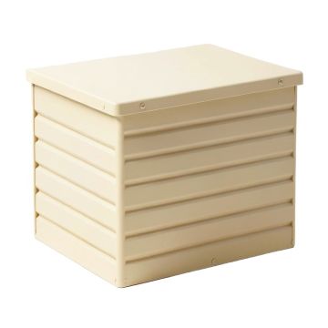 Spruce Bend Closed Outdoor Storage Box - Cream