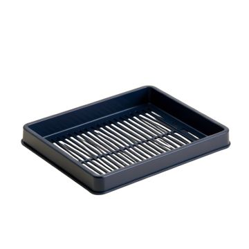 Elm Bridge Empty Under-Desk Cable Tray - Navy