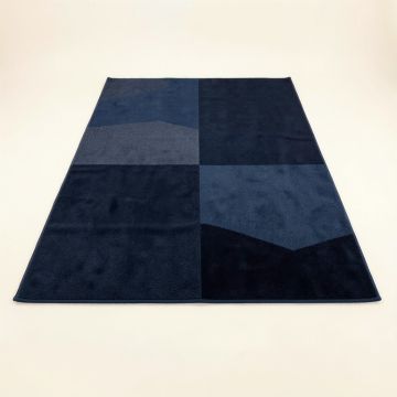 Maple Canyon Rectangular Area Rug - Navy (synthetic illustration; no displayed measurements)