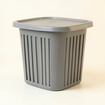 Meadow Crest Laundry Hamper - Gray (synthetic illustration; no displayed measurements)