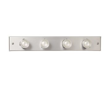Sior 4-Light Dimmable Nickel Vanity Light