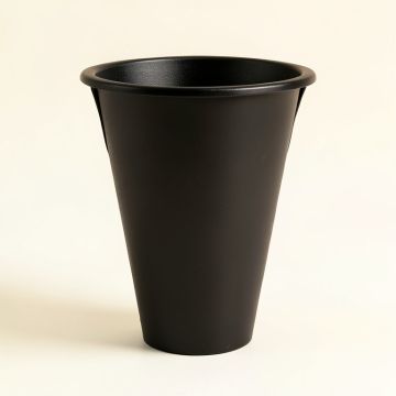 Juniper Crest Empty Railing Planter With Integral Brackets - Black (synthetic illustration; no displayed measurements)