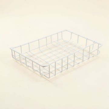 Juniper Crest Empty Under-Desk Cable Tray - White (synthetic illustration; no displayed measurements)