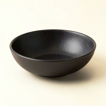 Cedar Bluff Dining Bowl - Black (synthetic illustration; no displayed measurements)