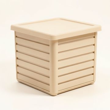 Brook Branch Closed Outdoor Storage Box - Beige (synthetic illustration; no displayed measurements)