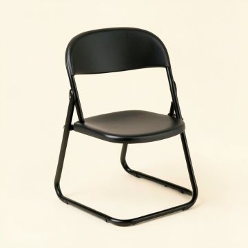 Summit Canyon Folding Outdoor Chair - Black (synthetic illustration; no displayed measurements)