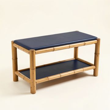 Lake Crossing Indoor Bench - Navy (synthetic illustration; no displayed measurements)
