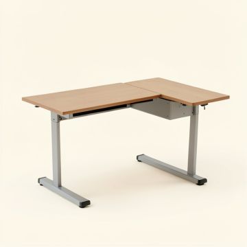 Series C Height Adjustable L-Shape Standing Desk (synthetic illustration; no displayed measurements)