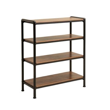 Industrial Rustic 12 Pair Shoe Rack
