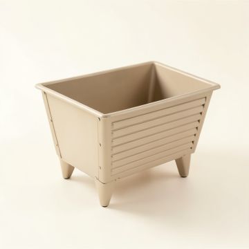 Maple Bridge Empty Raised Planter - Beige (synthetic illustration; no displayed measurements)