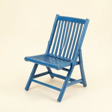 Briar Branch Folding Outdoor Chair - Blue (synthetic illustration; no displayed measurements)