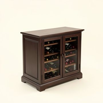 Baxton Studio Bar With Wine Storage (synthetic illustration; no displayed measurements)