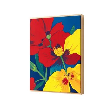 Painted Petals Iii-B By Tristan Scott - Wrapped Canvas Graphic Art Print