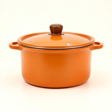 Berghoff International Virgo 8 Qt . Aluminum Round Non-Stick Cov Casserole With Lid (synthetic illustration; no displayed measurements)