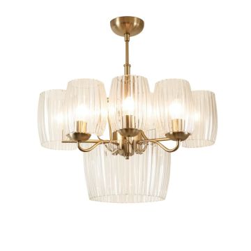 Bristol 9 - Light Shaded Tiered Chandelier
