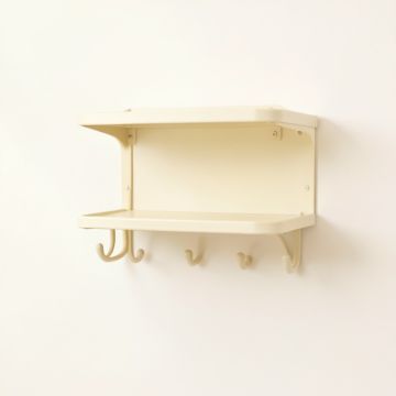 Rowan Brook Wall-Mounted Entryway Organizer Shelf - Ivory (synthetic illustration; no displayed measurements)