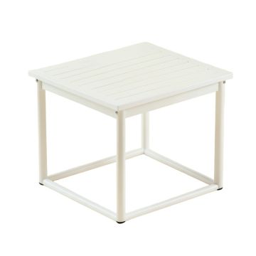 Birch Bluff Compact Balcony Table - White