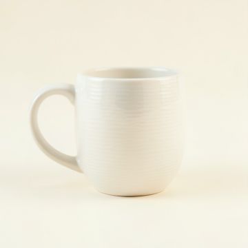 Shore Crest Ceramic Mug - White (synthetic illustration; no displayed measurements)
