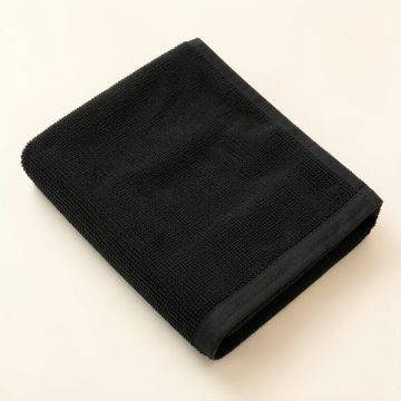 Glen Bluff Bath Towel - Black (synthetic illustration; no displayed measurements)