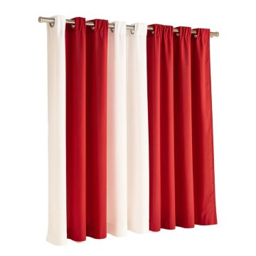 Breanna Solid Semi-Sheer Outdoor Grommet Curtain Panels