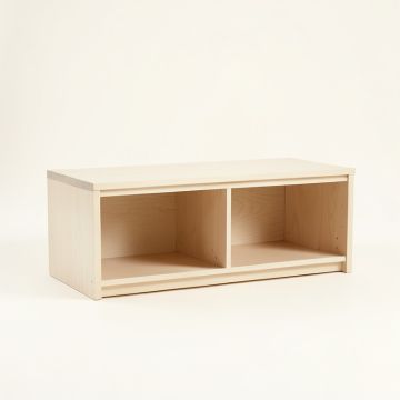 Sage Arc Shoe Storage Bench - Ivory (synthetic illustration; no displayed measurements)