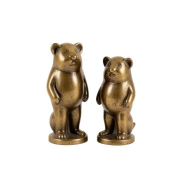 2 Piece Metal Figurine Set