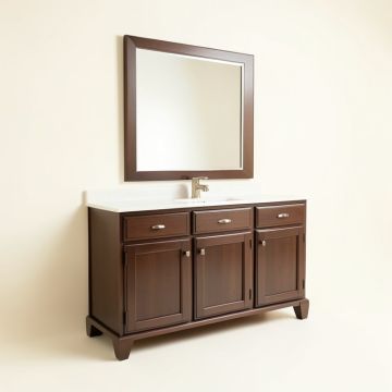 Trainor 58 '' Single Bathroom Vanity Set (synthetic illustration; no displayed measurements)