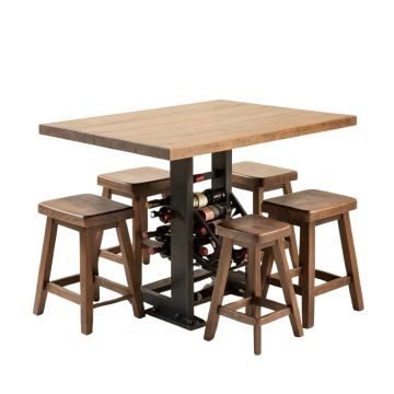 4-Piece Counter Height Dining Room Table Set