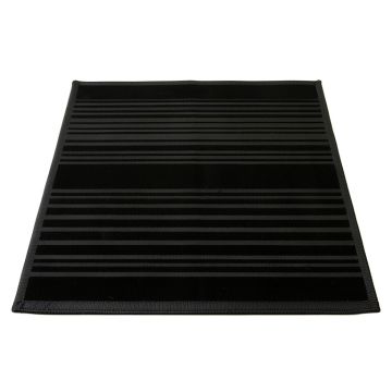 Spruce Arc Rectangular Outdoor Rug - Black