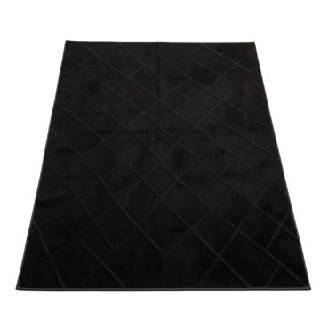 Laurel Arc Rectangular Area Rug - Black