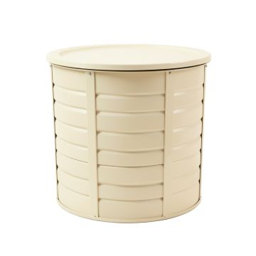 Briar Crossing Closed Garden Compost Bin - Ivory